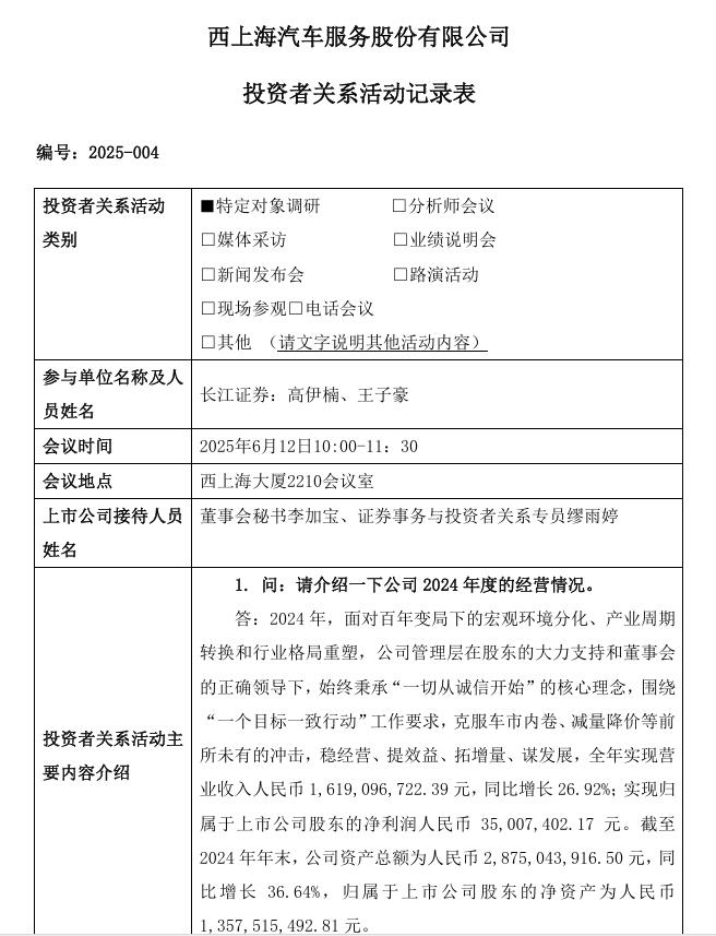 西上海：深化新能源汽車領(lǐng)域布局，持續(xù)加碼綠色制造與智能技術(shù)