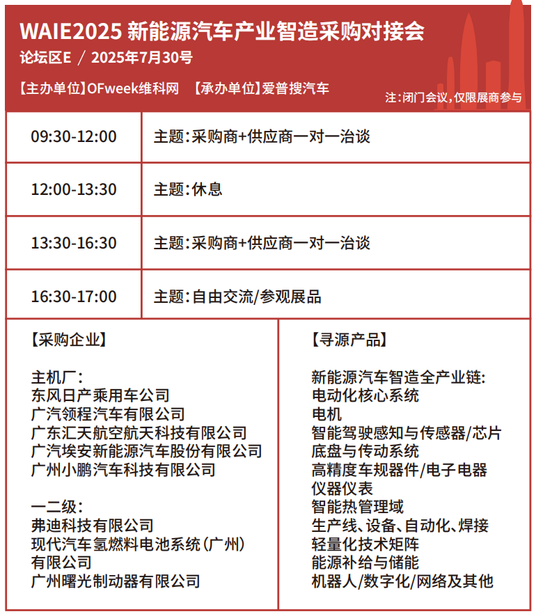 【門票限免】華為、大族、富士康等一眾名企重磅亮相WAIE全數(shù)會智能工業(yè)展及大會 附超全參觀攻略